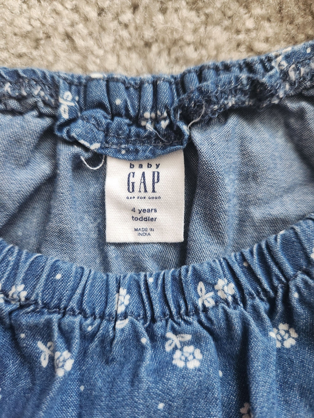 Girls 4T Mix & Match Bundle | Blue, Navy, Gold, Fall, School | 6 Pieces - Picture 7 of 16